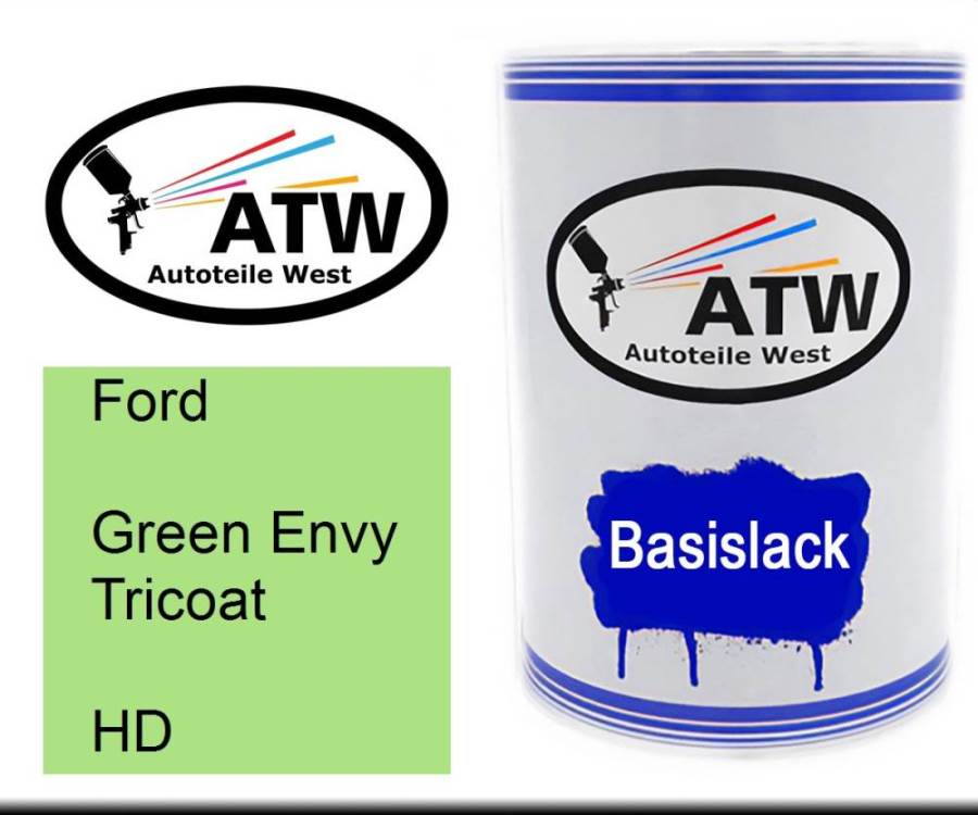 Ford, Green Envy Tricoat, HD: 500ml Lackdose, von ATW Autoteile West.